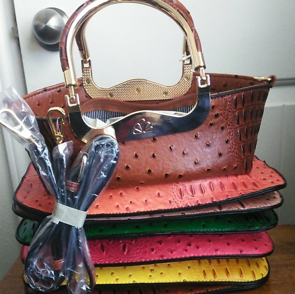 Multi Color Accordian Handbag